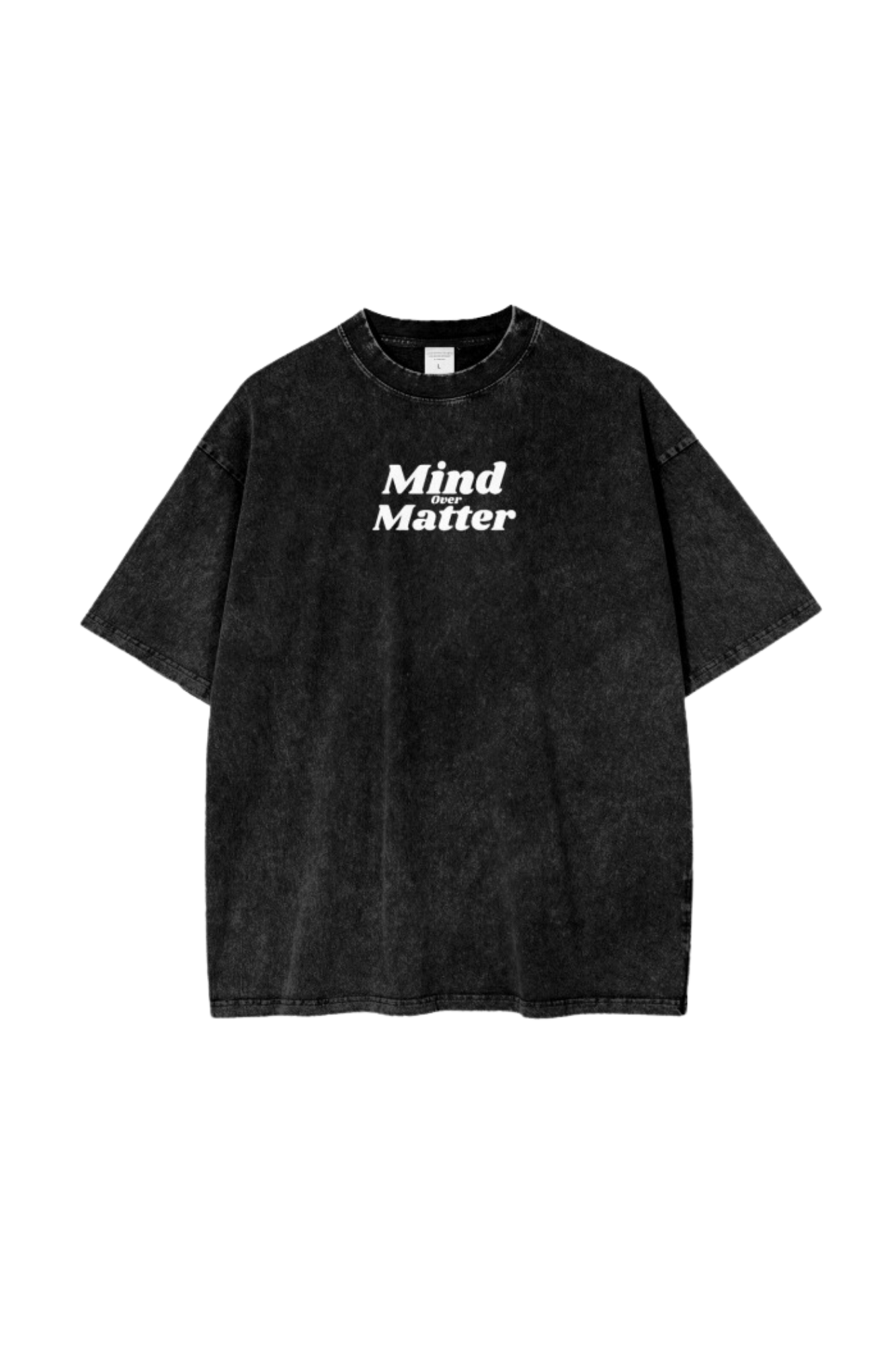Brain Control Acid Wash Oversize T-Shirt
