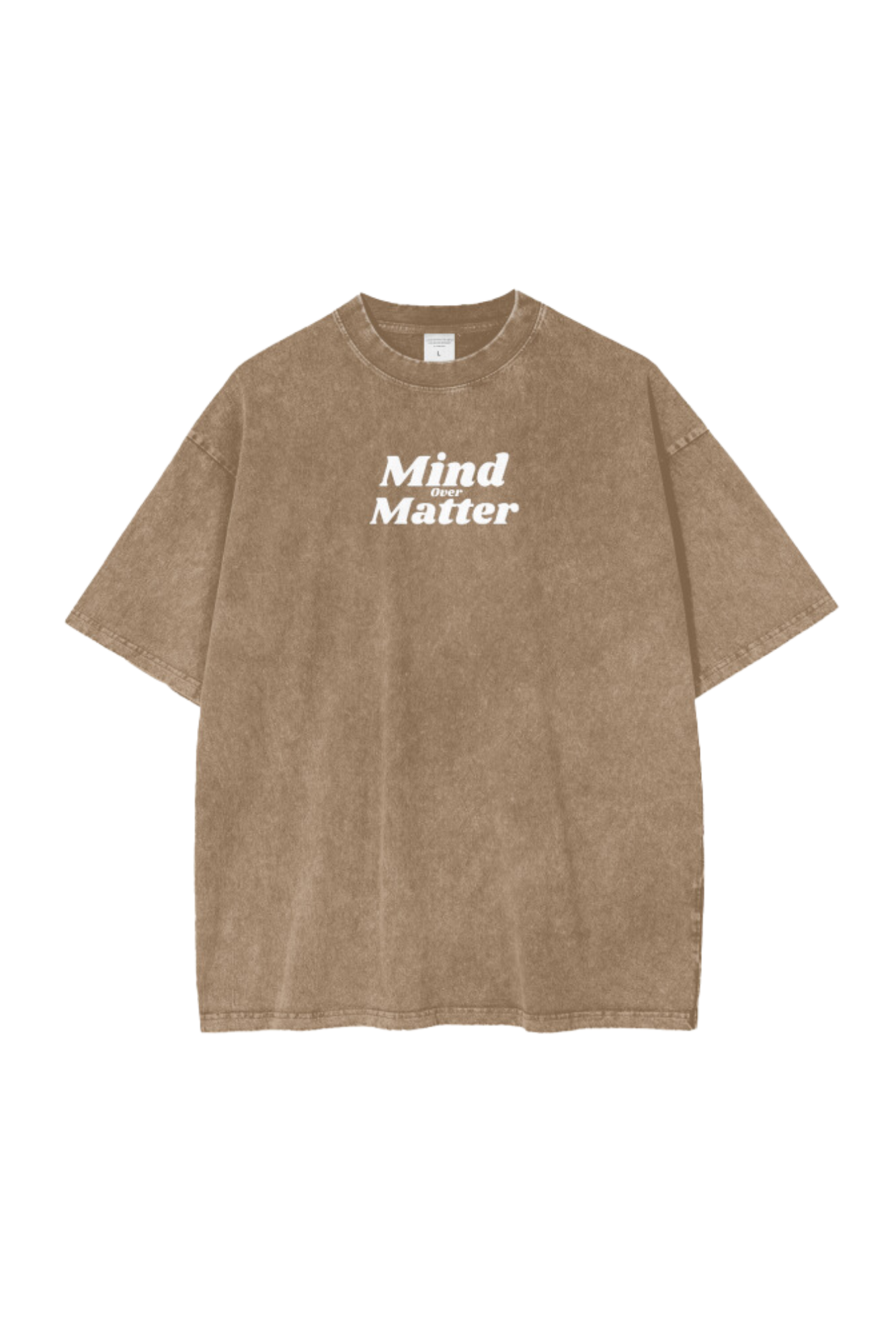 Brain Control Acid Wash Oversize T-Shirt