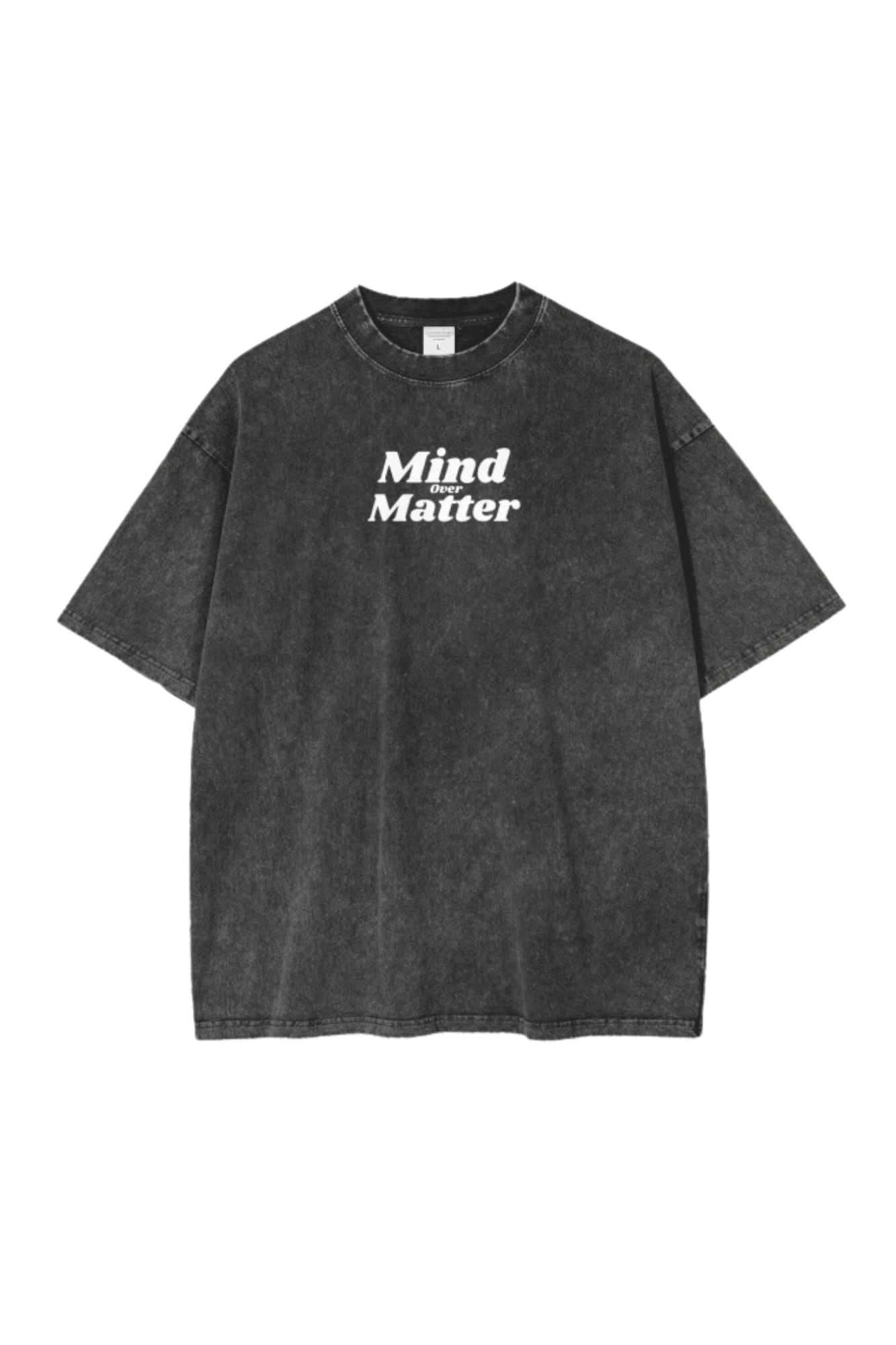 Brain Control Acid Wash Oversize T-Shirt