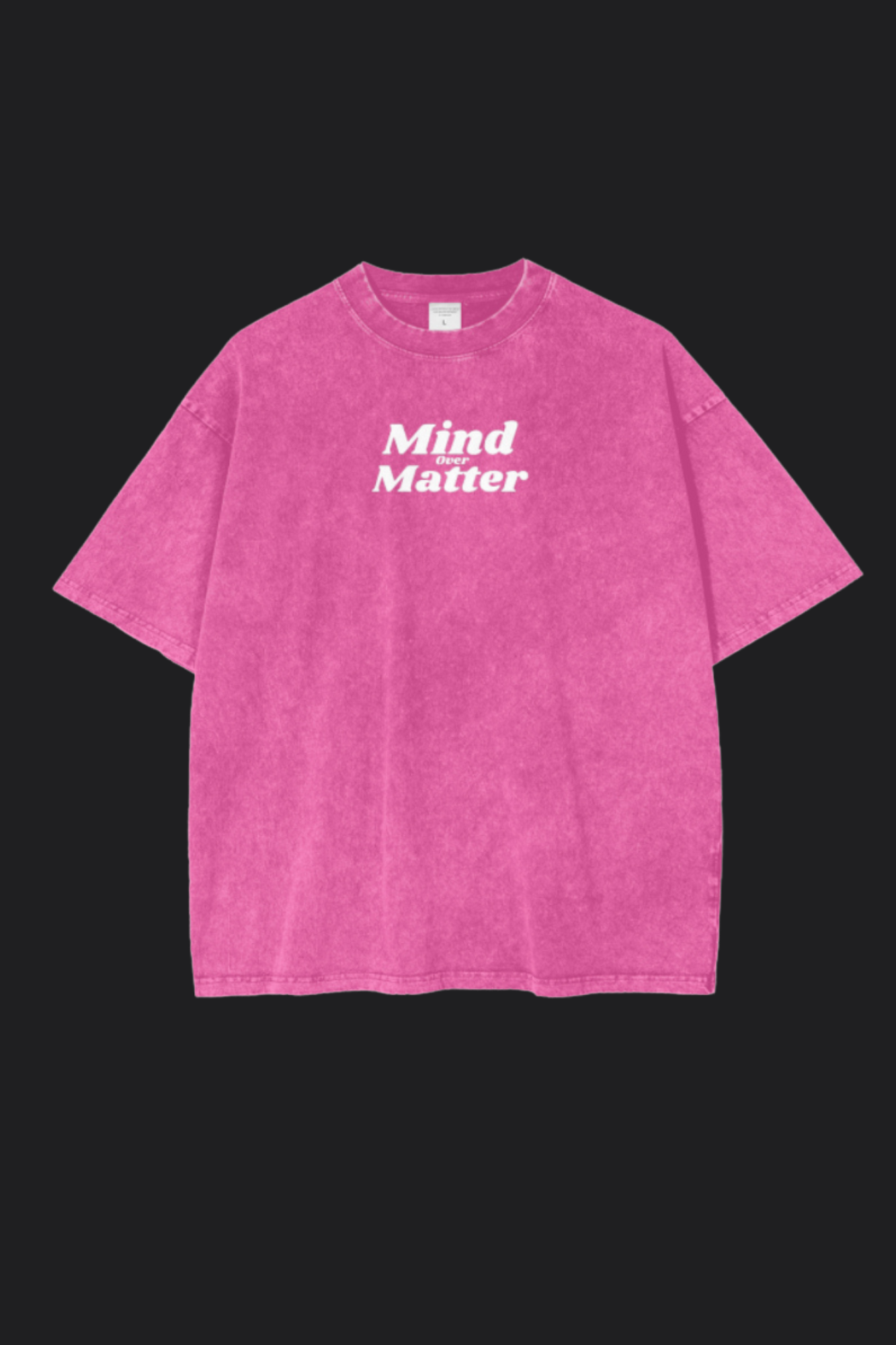 Brain Control Acid Wash Oversize T-Shirt
